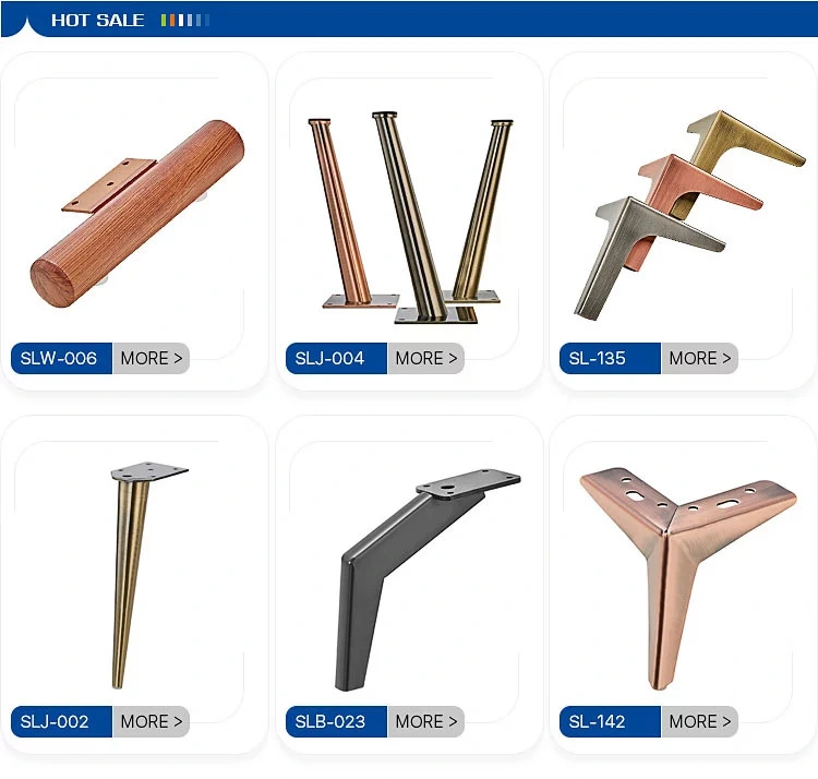 Professional Manufacture Decorative Feet for Furniture Metal Sofa Legs