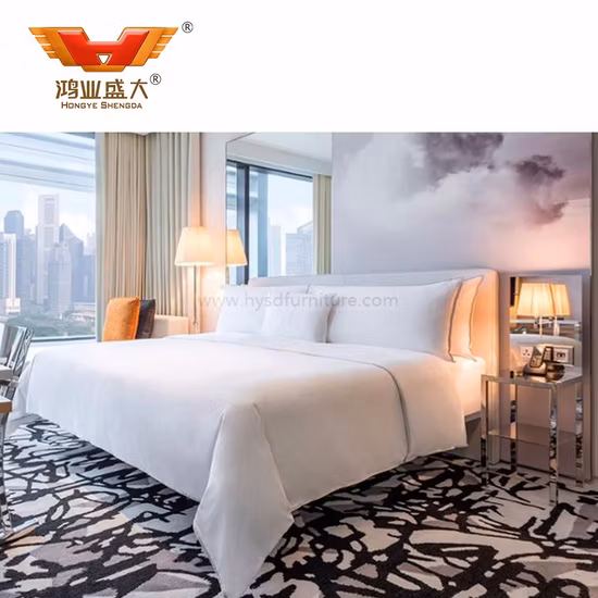 Muebles de hotel de diseño personalizado Traje de habitación de cama de 3 estrellas
