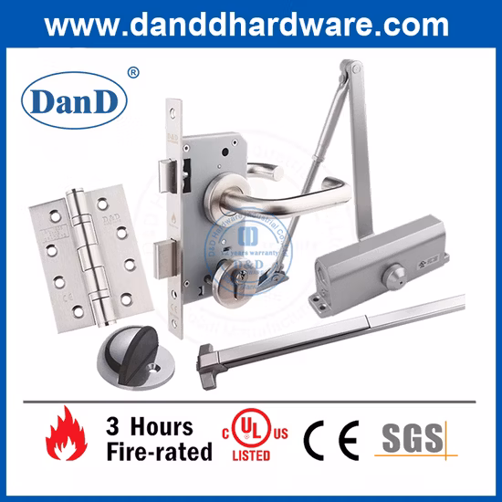 Manija de palanca de puerta hueca de acero inoxidable SD001 Fabricada en China
