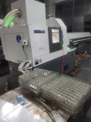 Procesamiento de máquina de centrado CNC