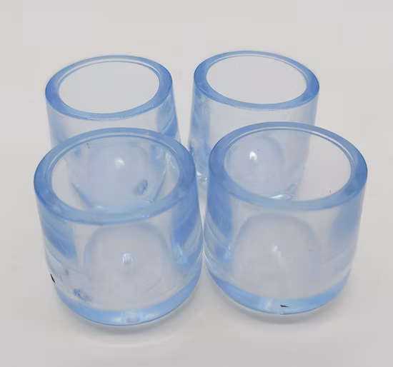 Cubierta plástica de los pies de la pierna de la silla del hardware de los muebles para el protector